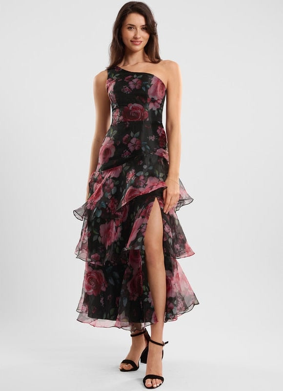 Robe de Soirée Fleurie Chic