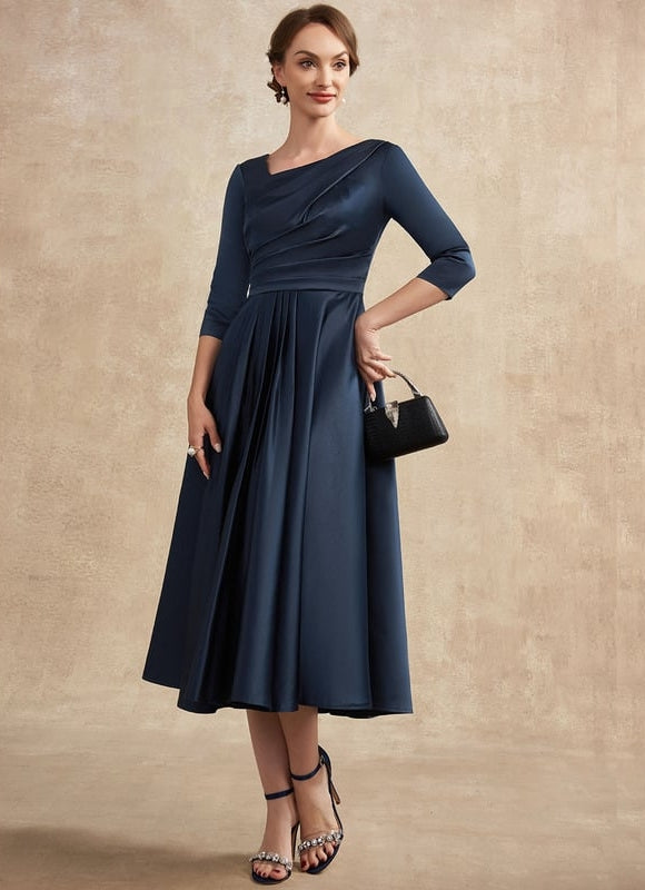 Robe de Soirée Satinique Moderne - gallery 2