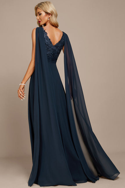 Robe de Soirée Élégance Marine - gallery 5