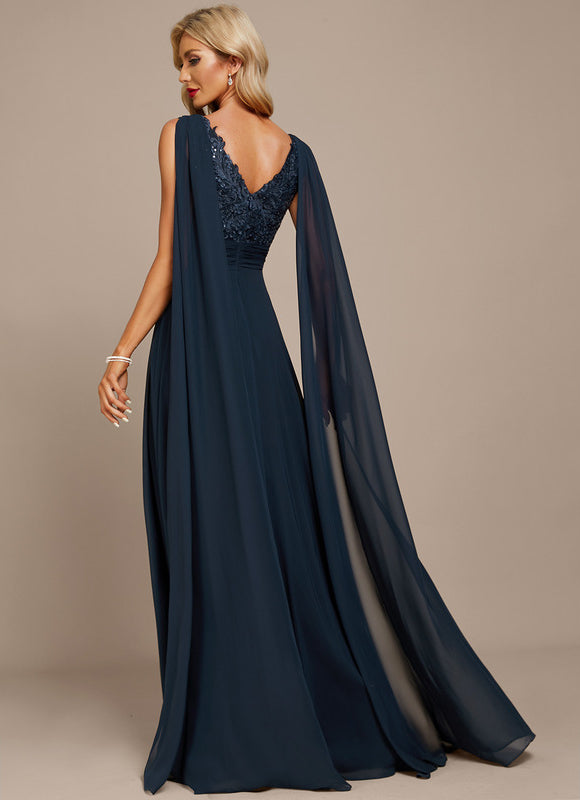 Robe de Soirée Élégance Marine - gallery 5