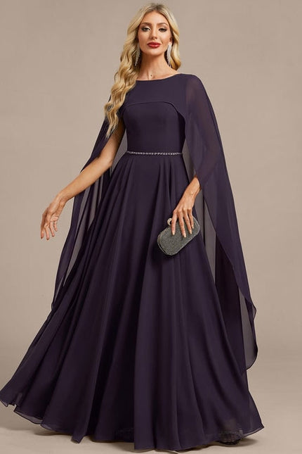 Robe de Soirée Mousseline Élégante