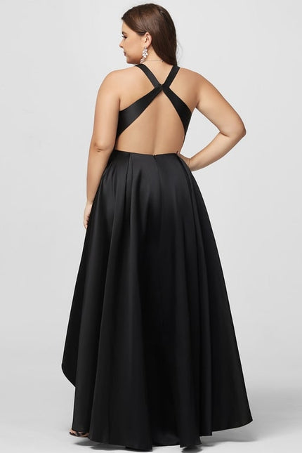 Robe Bustier Noire Longue De Soirée - gallery 7