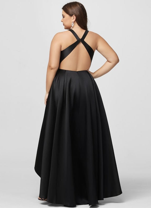 Robe Bustier Noire Longue De Soirée - gallery 7