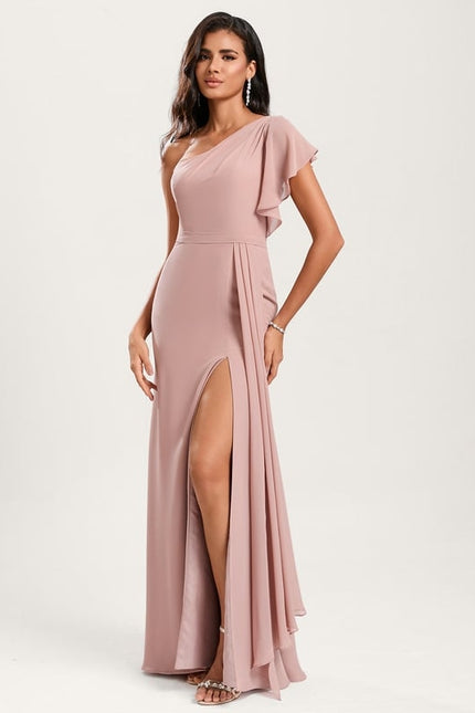 Robe de Soirée Élégance Rosée Mystique - gallery 1