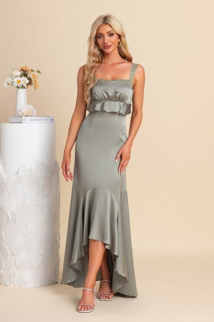 Robe de Soirée Satinée Moderne