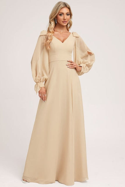 Robe de Soirée Satinée Douceur - gallery 3