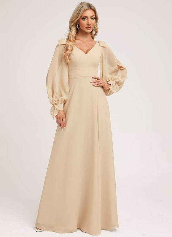 Robe de Soirée Satinée Douceur - gallery 3