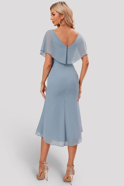 Robe de Soirée Mousseline Frisée - gallery 5
