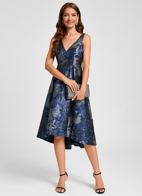 Robe de Soirée Fleurie Nuit - gallery 1