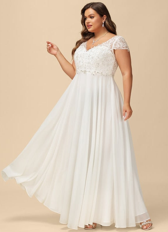 Robe de Soirée Éthérée Blanc - gallery 8