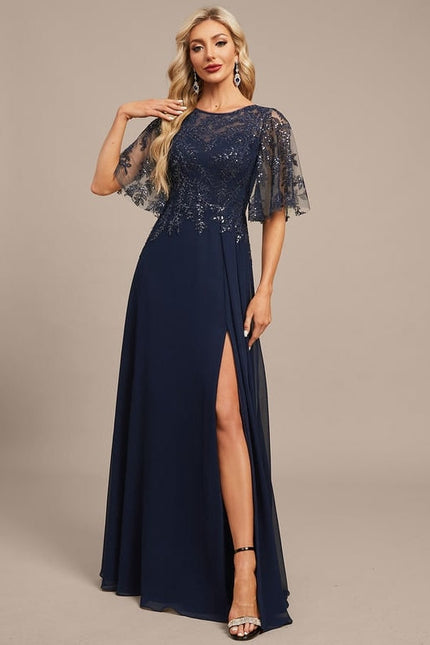 Robe de Soirée Illusion Étoilée - gallery 3
