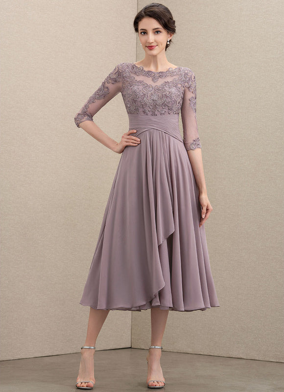 Robe de Soirée Élégance Lavande Douce - gallery 1