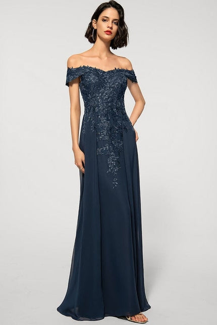 Robe de Soirée Émeraude Brodée - gallery 1