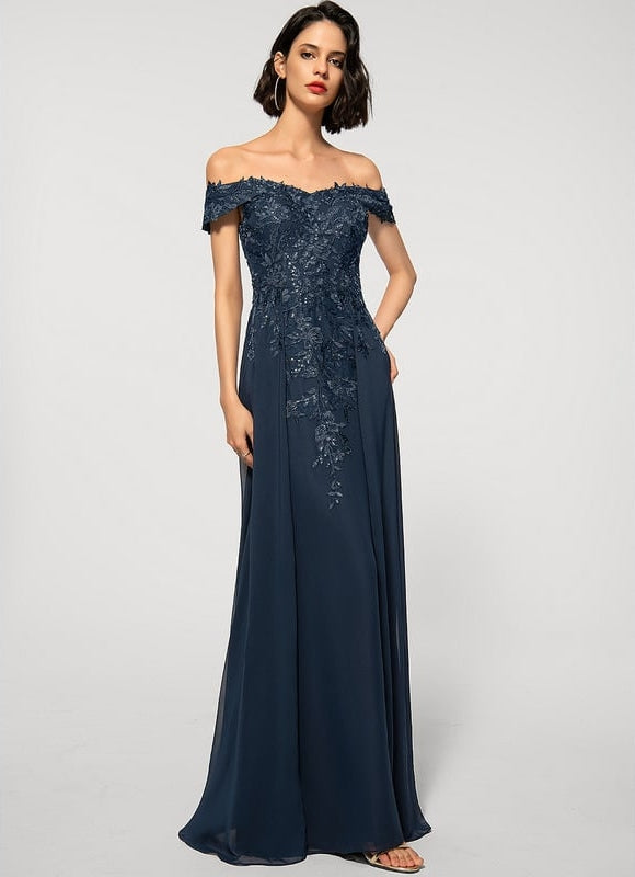Robe de Soirée Émeraude Brodée - gallery 1