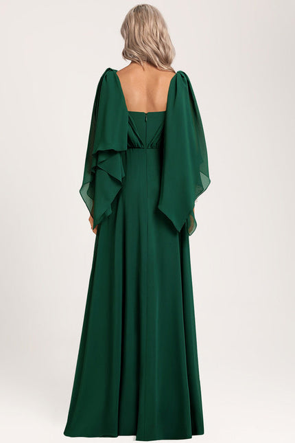 Robe de Soirée Satin Cascade - gallery 4