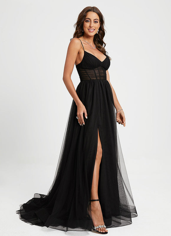 Robe De Soirée Bustier Strass - gallery 2