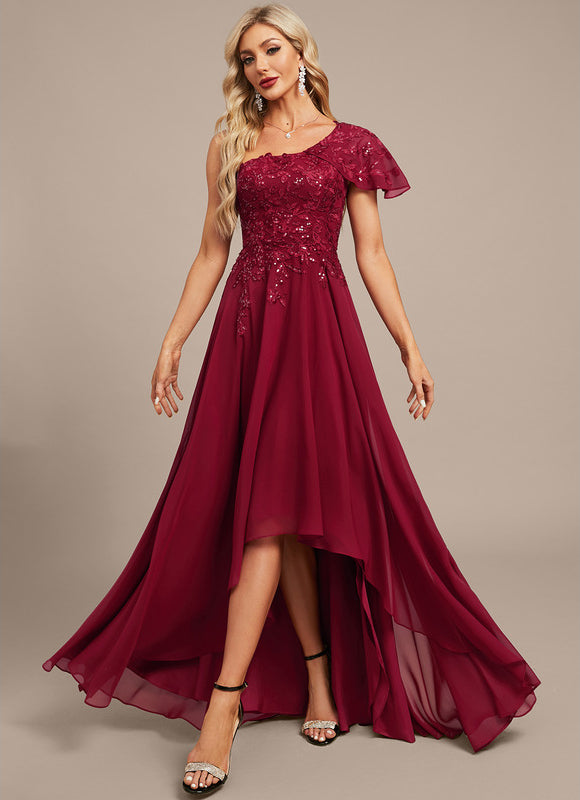Robe de Soirée Bordeaux Festive - gallery 4