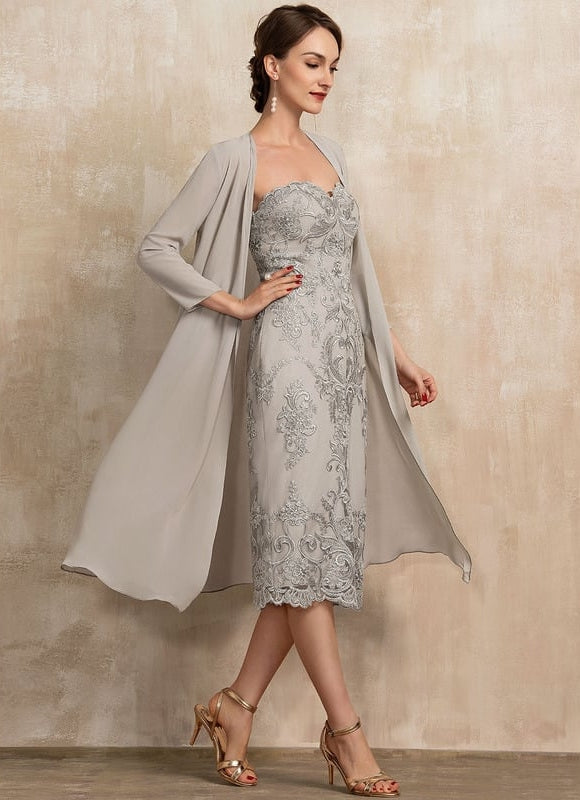 Robe Grise De Soirée - gallery 3