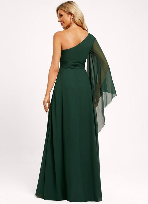 Robe de Soirée Asymétrique Fluide - gallery 3