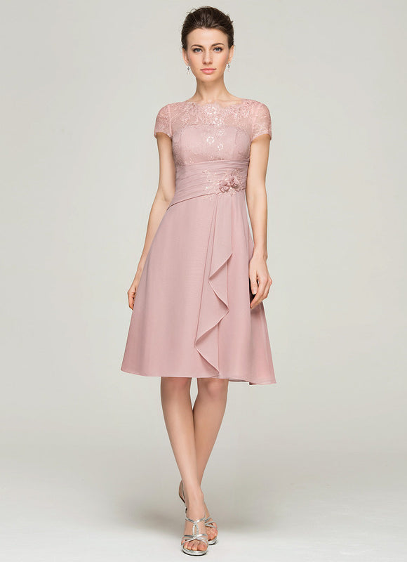 Robe de Soirée Rose Poudré - gallery 1