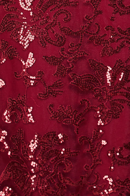 Robe de Soirée Rubis Élégante - gallery 2