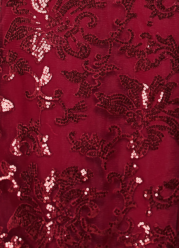 Robe de Soirée Rubis Élégante - gallery 2