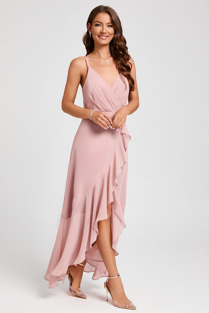 Robe De Soirée Rose Poudrée - gallery 6