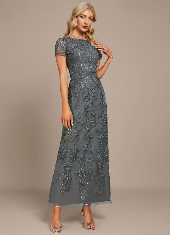 Robe de Soirée Gris Étoilé - gallery 3