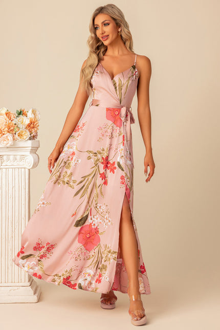 Robe de Soirée Floral Satinée - gallery 6
