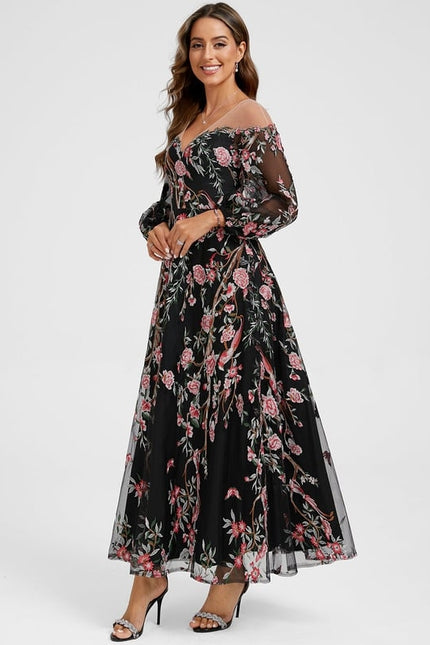 Robe de Soirée Florale Bohème - gallery 3