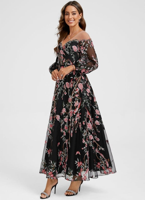 Robe de Soirée Florale Bohème - gallery 3