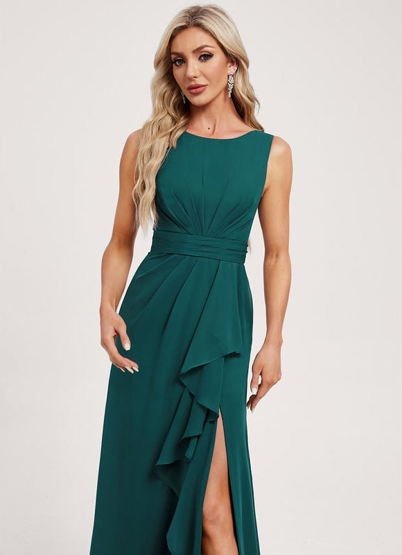 Robe de Soirée Vert Émeraude Chic - gallery 3
