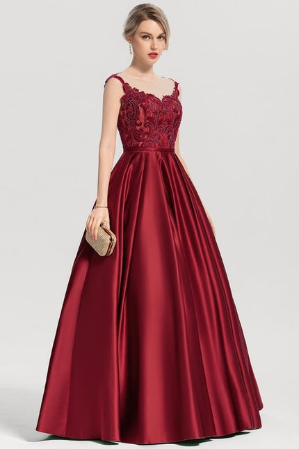 Robe de Soirée Éblouissante Cerise - gallery 3