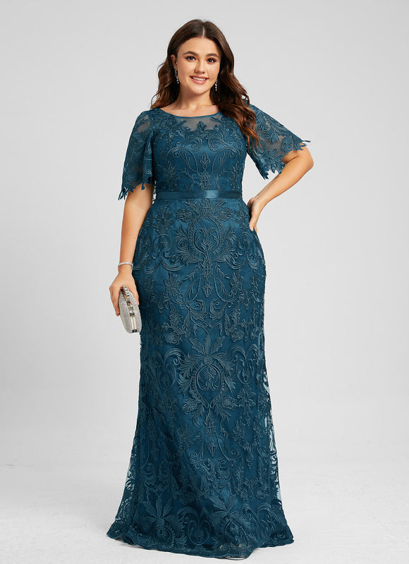 Robe de Soirée Élégance Vague Émeraude - gallery 4