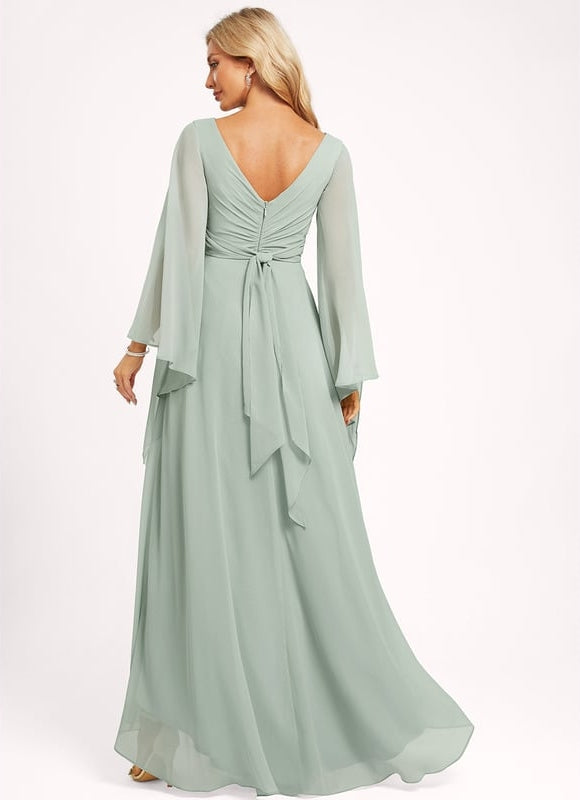 Robe de Soirée Bleu Aérien - gallery 1