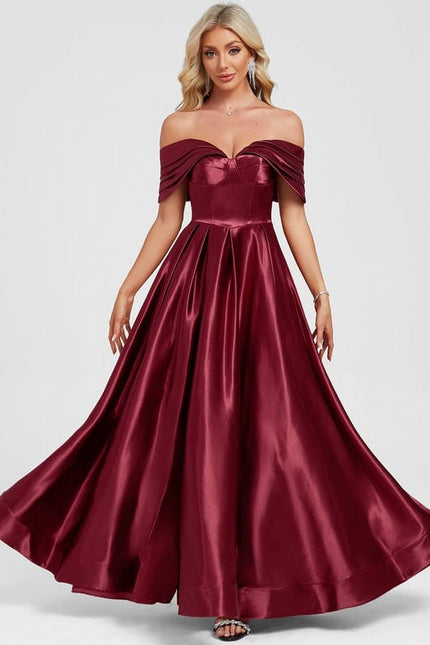 Robe de Soirée Satin Élégante