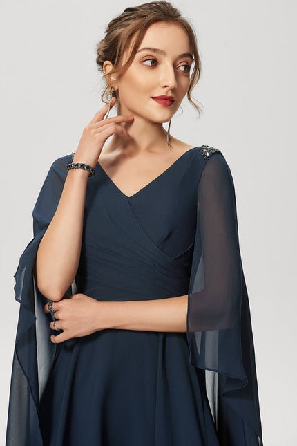 Robe de Soirée Voile Élégant - gallery 4