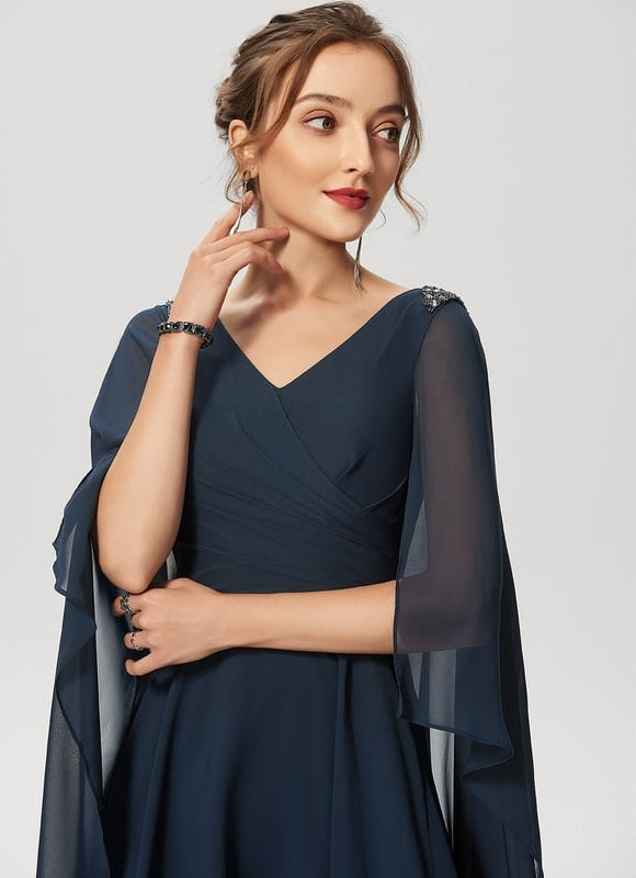 Robe de Soirée Voile Élégant - gallery 4