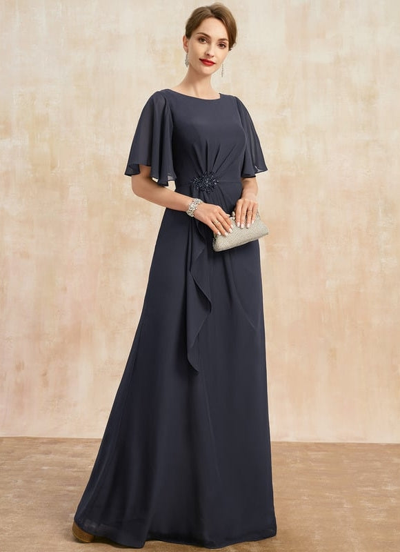 Robe de Soirée Nuit Étoilée Sombre - gallery 4