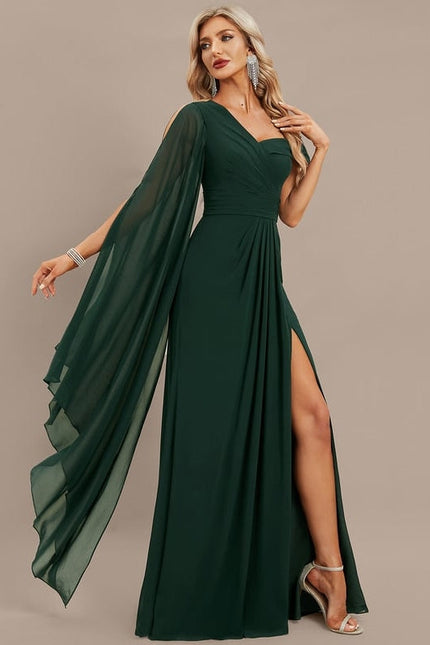 Robe de Soirée Col Évasé Élégance - gallery 5