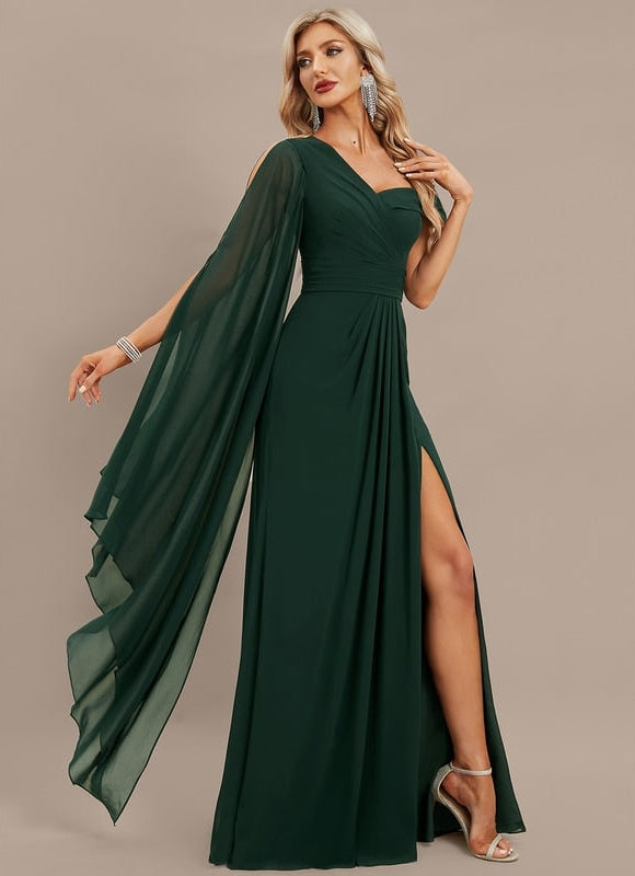 Robe de Soirée Col Évasé Élégance - gallery 5