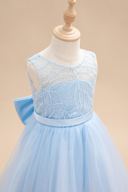 Robe de Soirée Ciel Tulle Élégant - gallery 6