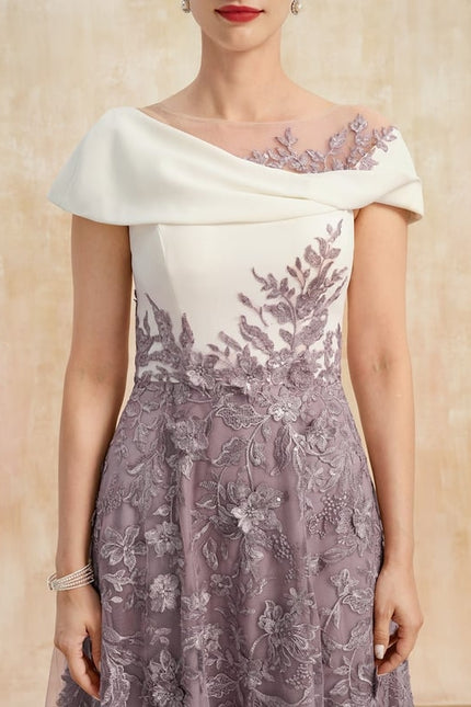 Robe de Soirée Lavande Élégante - gallery 6