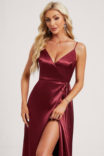 Robe de Soirée Dorée Fluide - gallery 3
