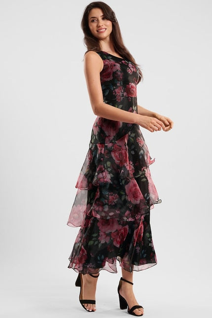 Robe de Soirée Fleurie Chic - gallery 3