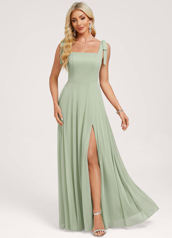 Robe de Soirée Vert Douceur Chic