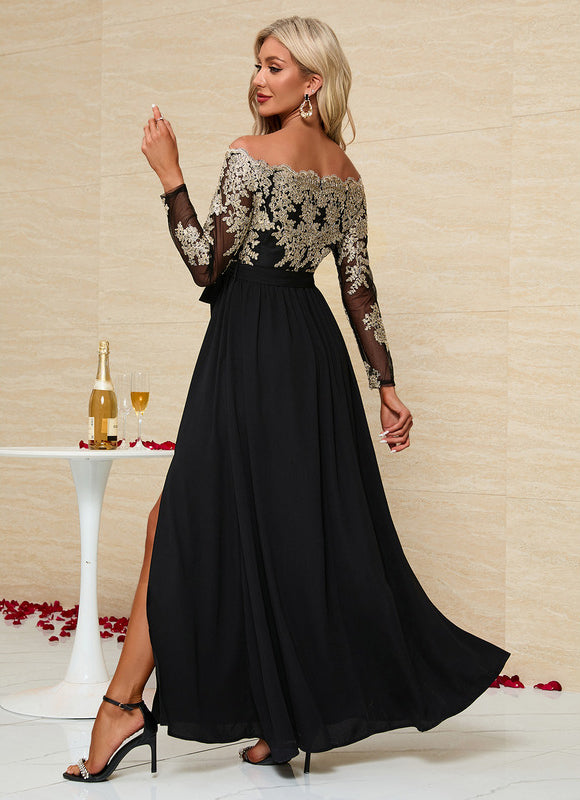 Robe de Soirée Ébène Élégante - gallery 6