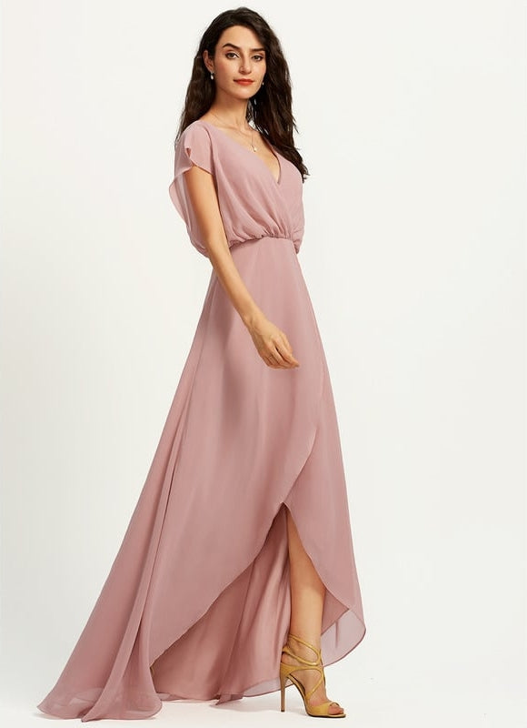 Robe de Soirée Vignoble Fluide - gallery 1