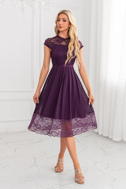 Robe De Soirée Transparente Dentelle - gallery 4