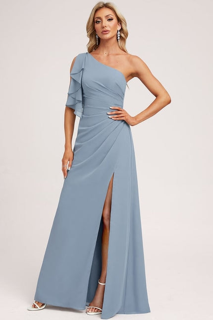 Robe de Soirée Asymétrique Fluide - gallery 4